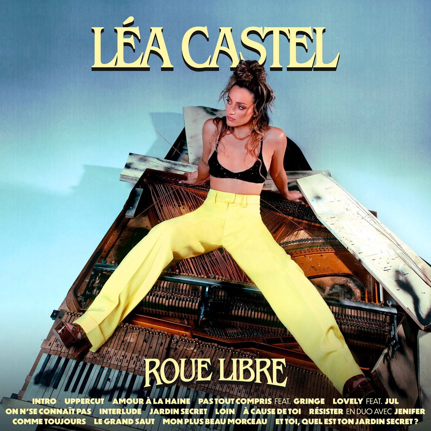 léa castel artwork album roue libre